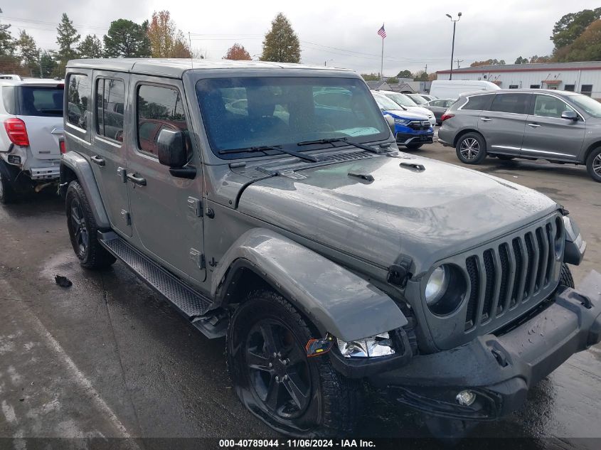 2021 Jeep Wrangler Unlimited Sahara Altitude 4X4 VIN: 1C4HJXEG7MW711678 Lot: 40789044