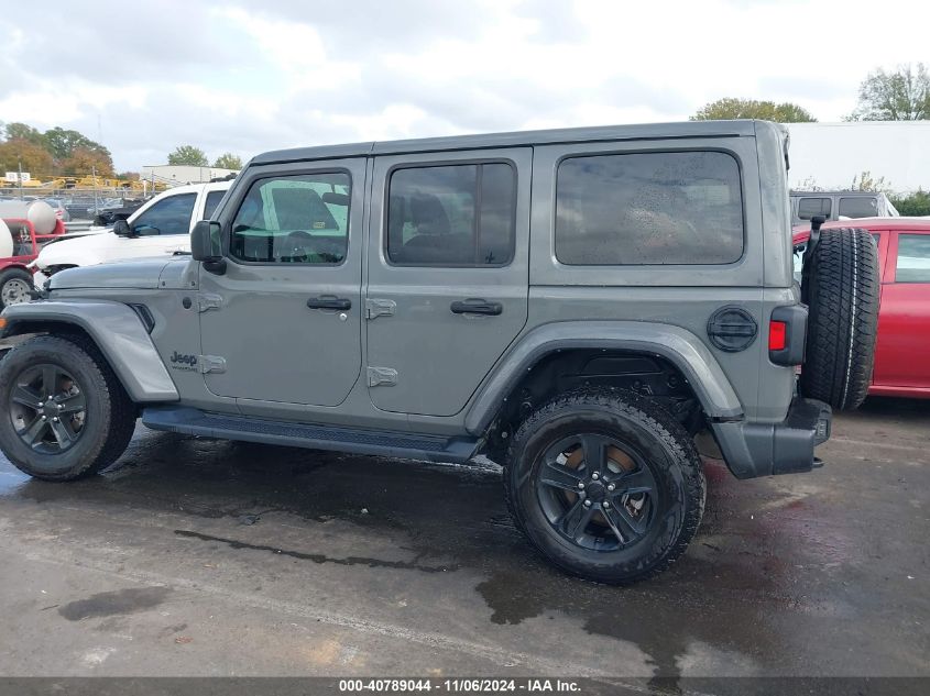 2021 Jeep Wrangler Unlimited Sahara Altitude 4X4 VIN: 1C4HJXEG7MW711678 Lot: 40789044