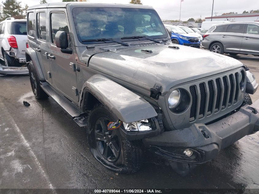 2021 Jeep Wrangler Unlimited Sahara Altitude 4X4 VIN: 1C4HJXEG7MW711678 Lot: 40789044