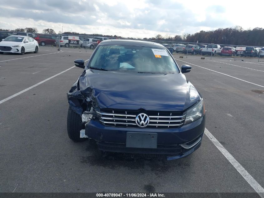 2013 Volkswagen Passat 2.0L Tdi Se VIN: 1VWBN7A35DC130031 Lot: 40789047