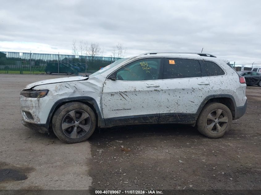 2019 Jeep Cherokee Limited 4X4 VIN: 1C4PJMDX6KD113960 Lot: 40789067