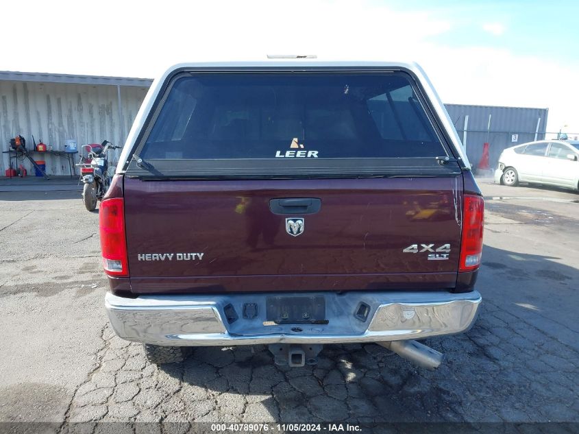 2005 Dodge Ram 2500 Slt/Laramie VIN: 3D7KS28C35G833734 Lot: 40789076