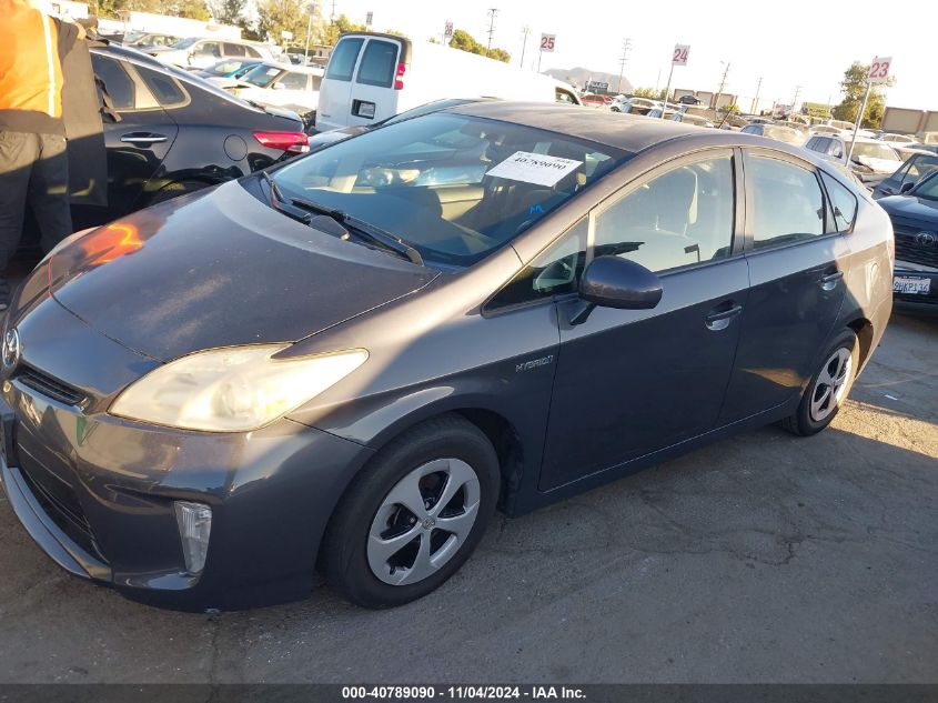 2012 Toyota Prius Three VIN: JTDKN3DU5C1560345 Lot: 40789090