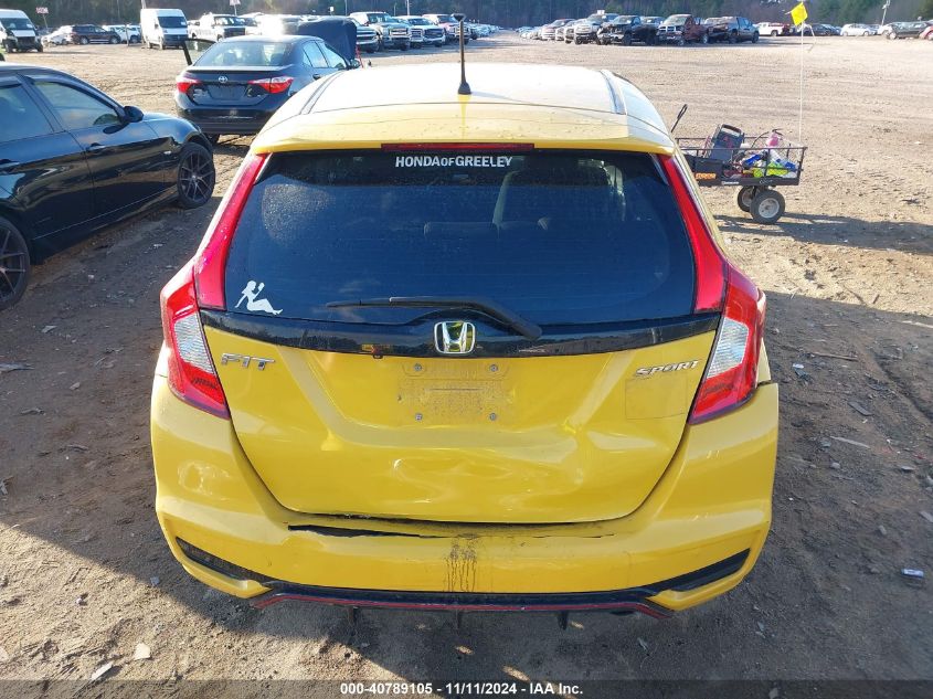 2018 Honda Fit Sport VIN: 3HGGK5G6XJM711270 Lot: 40789105