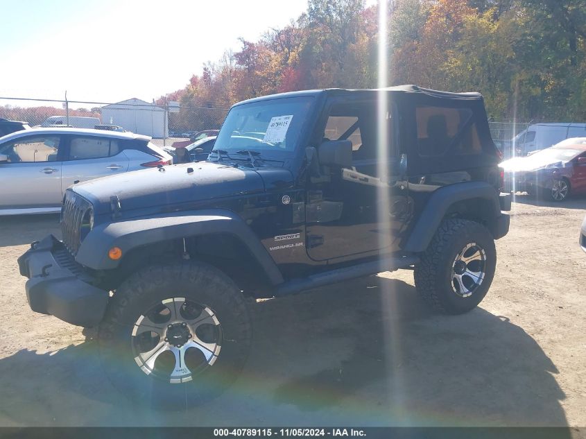 2014 Jeep Wrangler Sport VIN: 1C4AJWAG6EL104451 Lot: 40789115