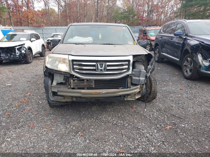 2013 Honda Pilot Lx VIN: 5FNYF4H24DB036750 Lot: 40789148