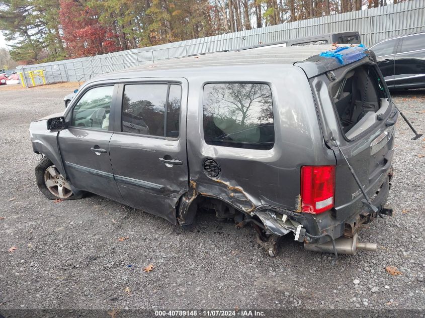 2013 Honda Pilot Lx VIN: 5FNYF4H24DB036750 Lot: 40789148