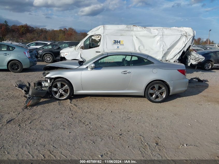 2010 Lexus Is 250C VIN: JTHFF2C29A2513608 Lot: 40789162