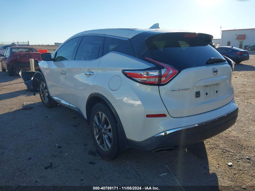 2017 Nissan Murano S VIN: 5N1AZ2MGXHN164444 Lot: 40789171