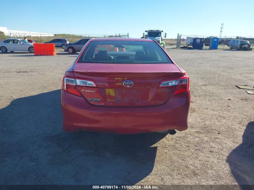 2013 Toyota Camry Se VIN: 4T1BF1FK3DU665958 Lot: 40789174