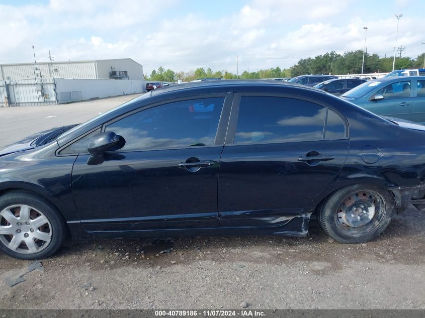 2008 Honda Civic Lx VIN: 2HGFA16568H341623 Lot: 40789186