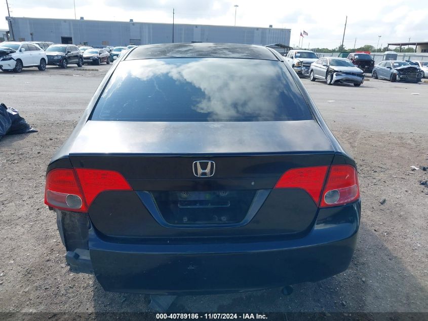 2008 Honda Civic Lx VIN: 2HGFA16568H341623 Lot: 40789186