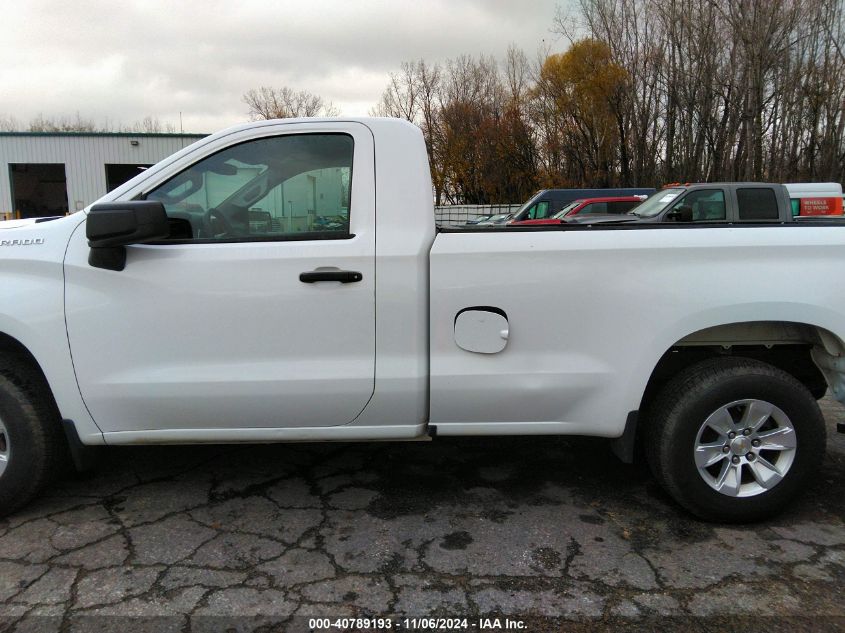 2021 Chevrolet Silverado 1500 2Wd Long Bed Wt VIN: 3GCNWAEF1MG346910 Lot: 40789193