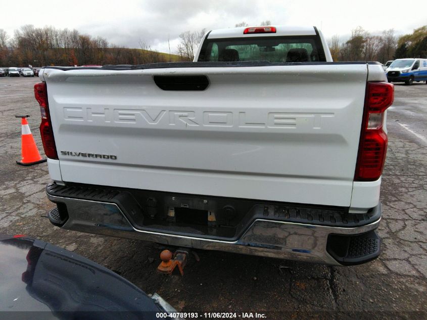 2021 Chevrolet Silverado 1500 2Wd Long Bed Wt VIN: 3GCNWAEF1MG346910 Lot: 40789193