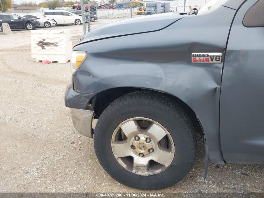 2007 Toyota Tundra Sr5 5.7L V8 VIN: 5TBBV54177S453607 Lot: 40789206