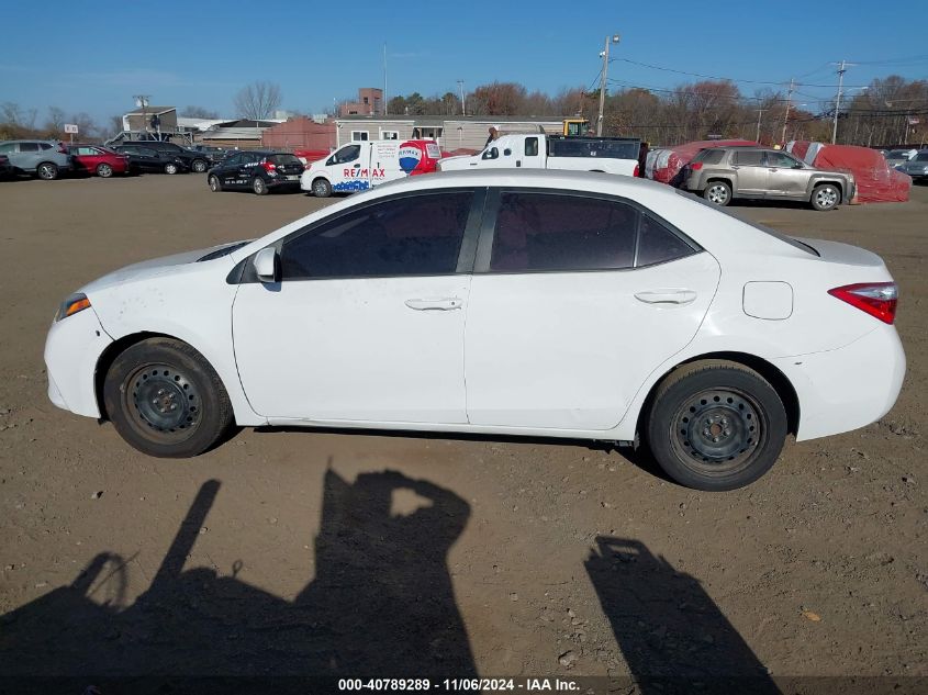 2014 Toyota Corolla Le VIN: 2T1BURHE7EC047198 Lot: 40789289