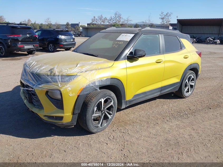 Vin: kl79mtsl6pb101690, lot: 41278799, chevrolet trailblazer fwd rs 20232