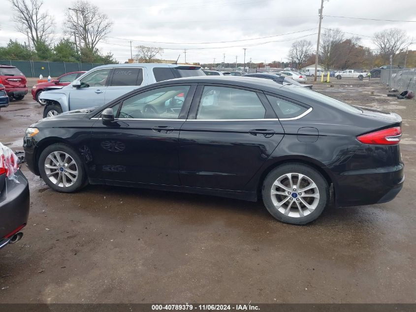 2020 Ford Fusion Se VIN: 3FA6P0HD5LR187307 Lot: 40789379