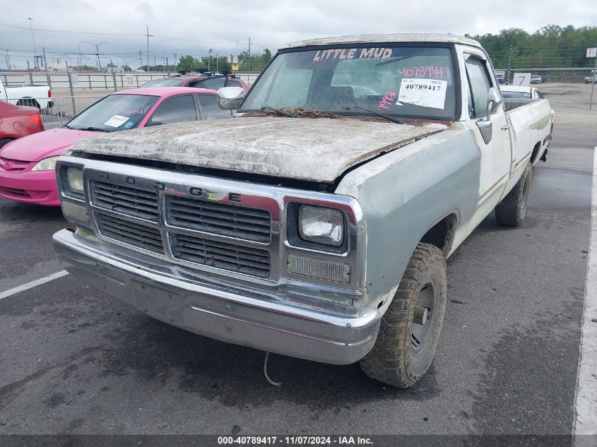 1992 Dodge W-Series W150 VIN: 1B7HM16Y4NS658474 Lot: 40789417