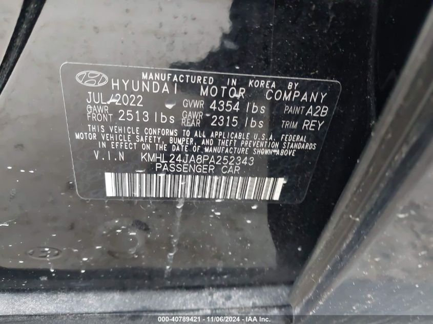 2023 HYUNDAI SONATA SE - KMHL24JA8PA252343