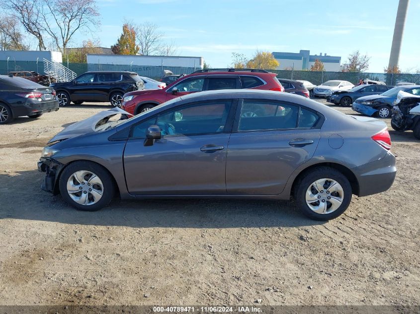 2014 Honda Civic Lx VIN: 19XFB2F5XEE245339 Lot: 40789471