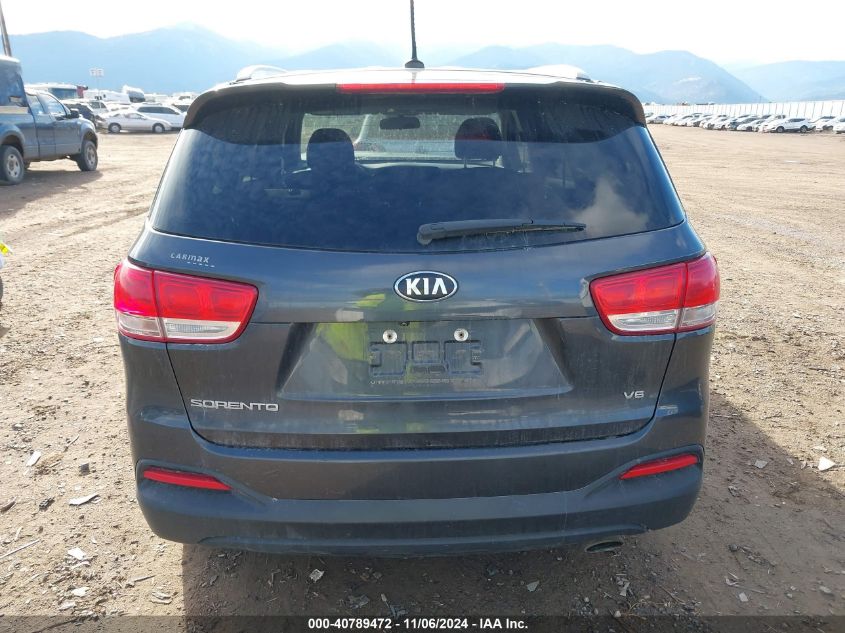 2018 Kia Sorento 3.3L Lx VIN: 5XYPGDA52JG352343 Lot: 40789472