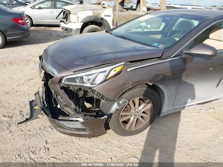 2015 Hyundai Sonata Se VIN: 5NPE24AF0FH040682 Lot: 40789480