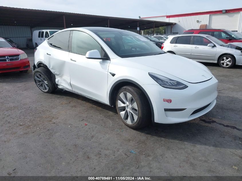 2021 TESLA MODEL Y LONG RANGE DUAL MOTOR ALL-WHEEL DRIVE - 5YJYGDEEXMF100687