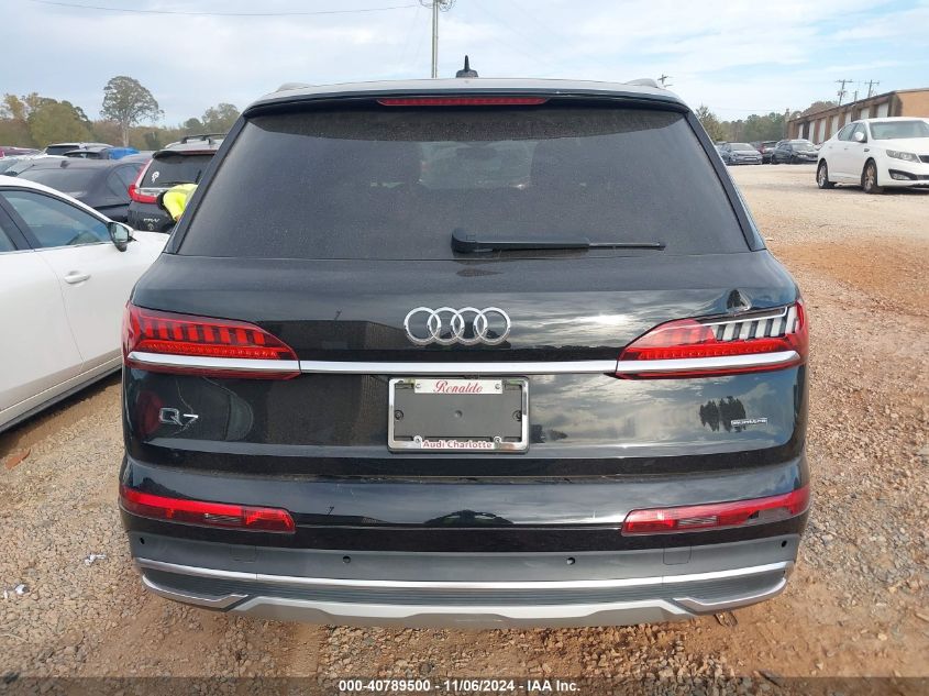 2021 Audi Q7 Premium 45 Tfsi Quattro Tiptronic VIN: WA1AJAF75MD025805 Lot: 40789500