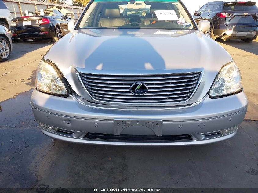 2006 Lexus Ls 430 VIN: JTHBN36F065041939 Lot: 40789511