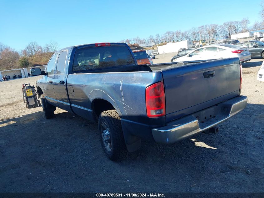 2003 Dodge Ram 2500 Slt/Laramie/St VIN: 3D7KU28C13G797386 Lot: 40789531