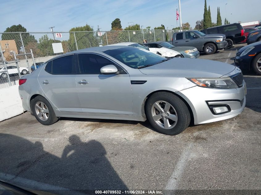 2014 Kia Optima Lx VIN: 5XXGM4A76EG350650 Lot: 40789532