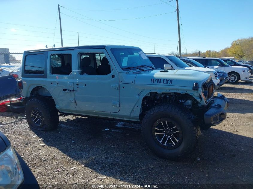 2024 Jeep Wrangler 4-Door Willys 4X4 VIN: 1C4RJXDNXRW135984 Lot: 40789537