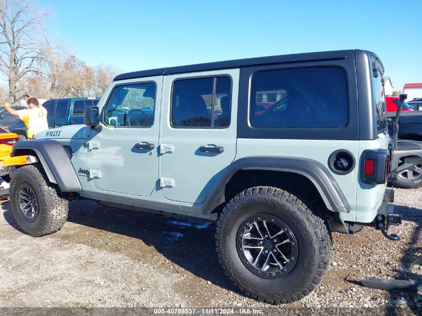 2024 Jeep Wrangler 4-Door Willys 4X4 VIN: 1C4RJXDNXRW135984 Lot: 40789537