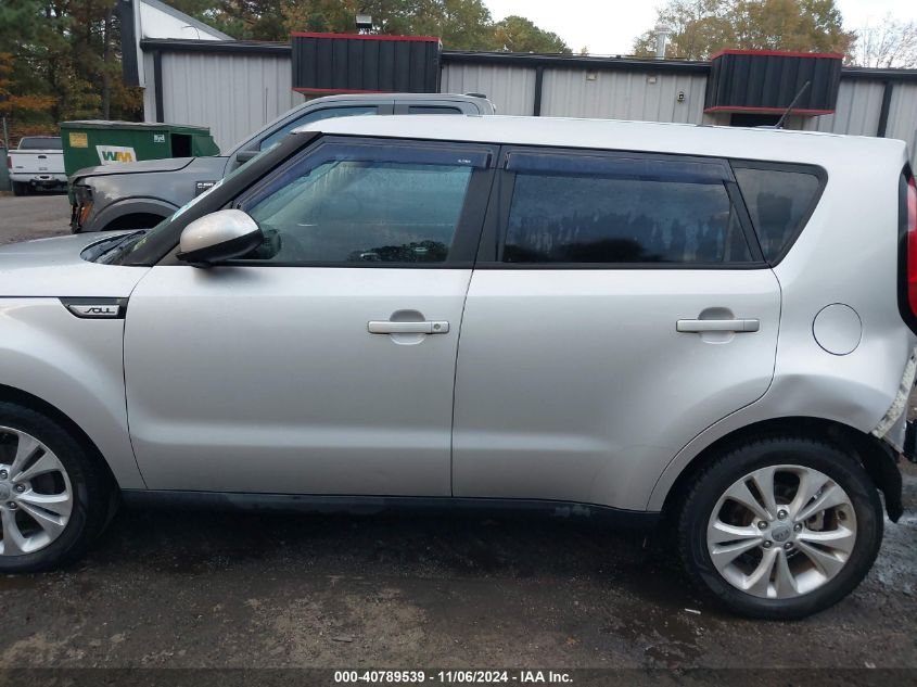 2016 Kia Soul + VIN: KNDJP3A50G7828675 Lot: 40789539