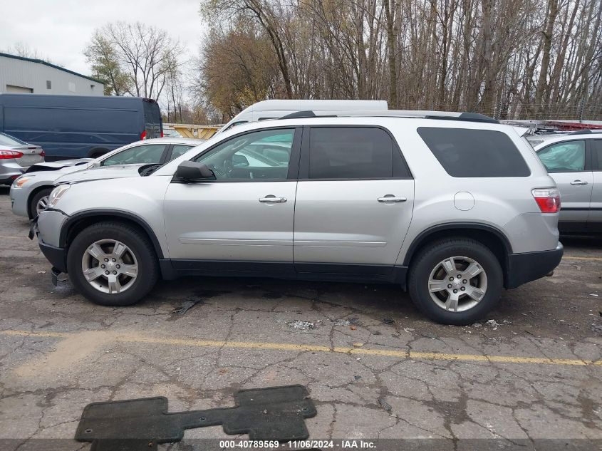 2011 GMC Acadia Sle VIN: 1GKKVPEDXBJ287797 Lot: 40789569