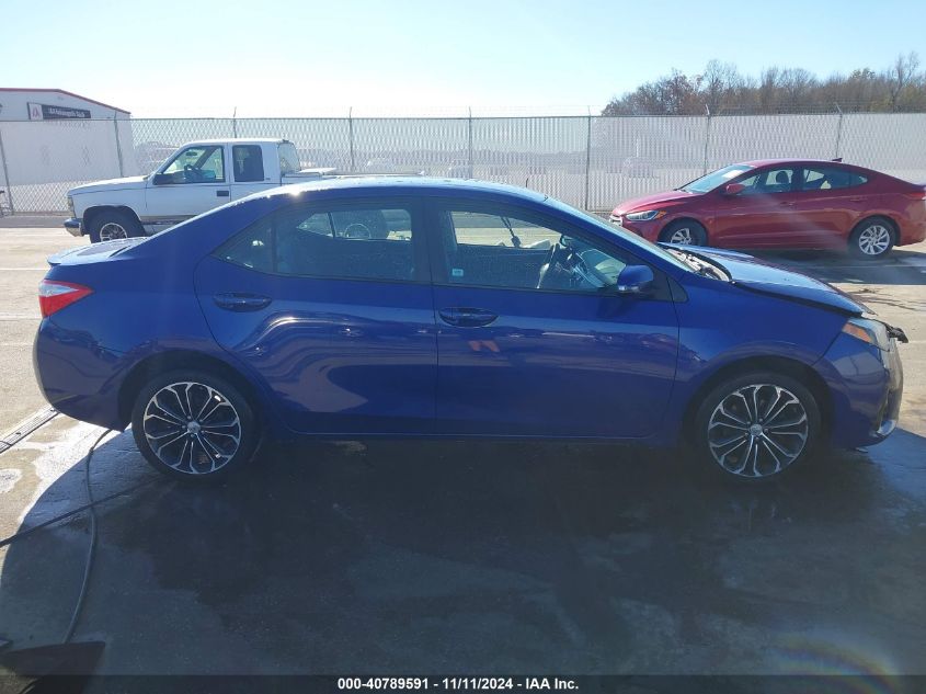 2015 Toyota Corolla S Plus VIN: 2T1BURHE7FC433802 Lot: 40789591