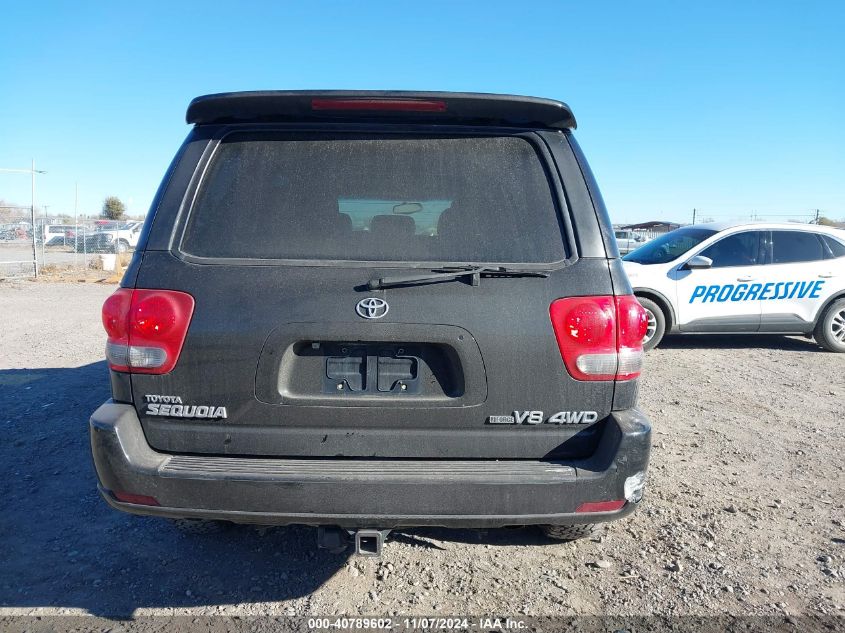 2006 Toyota Sequoia Limited V8 VIN: 5TDBT48A96S260245 Lot: 40789602