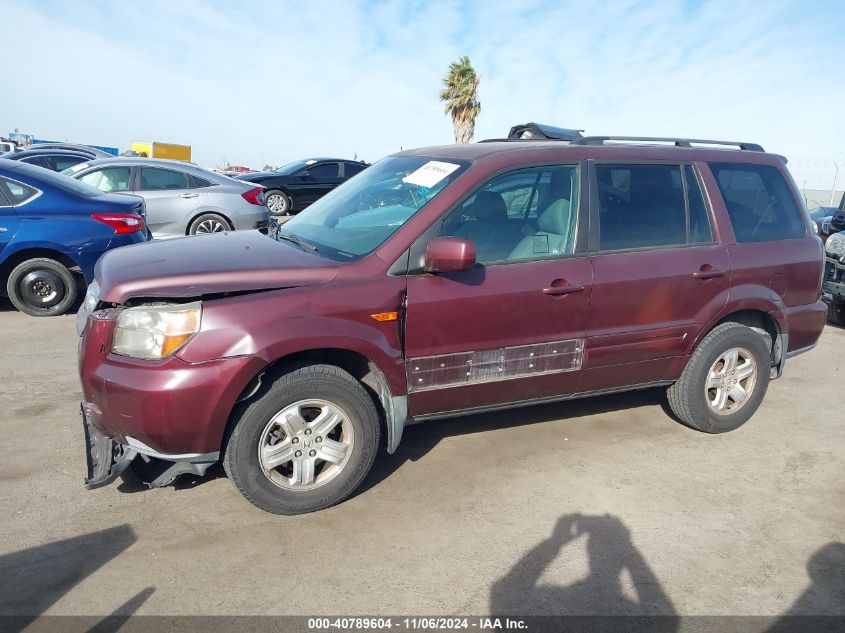 2008 Honda Pilot Vp VIN: 5FNYF28298B007061 Lot: 40789604