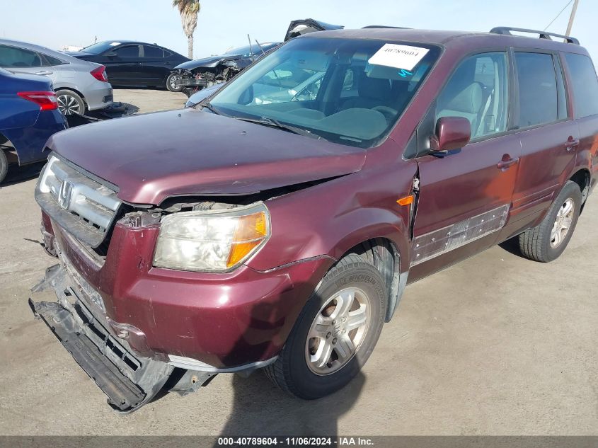 2008 Honda Pilot Vp VIN: 5FNYF28298B007061 Lot: 40789604