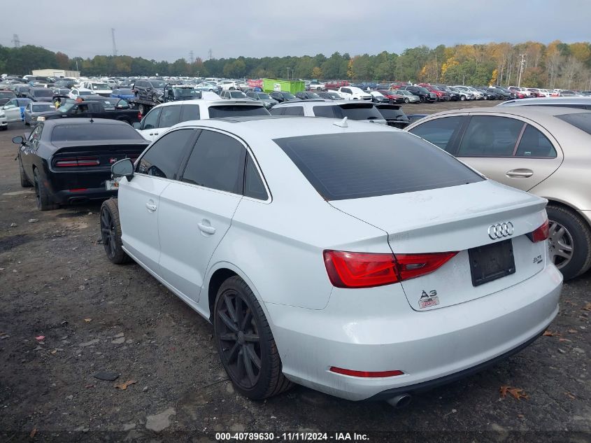 2015 Audi A3 2.0T Premium VIN: WAUBFGFFXF1003340 Lot: 40789630