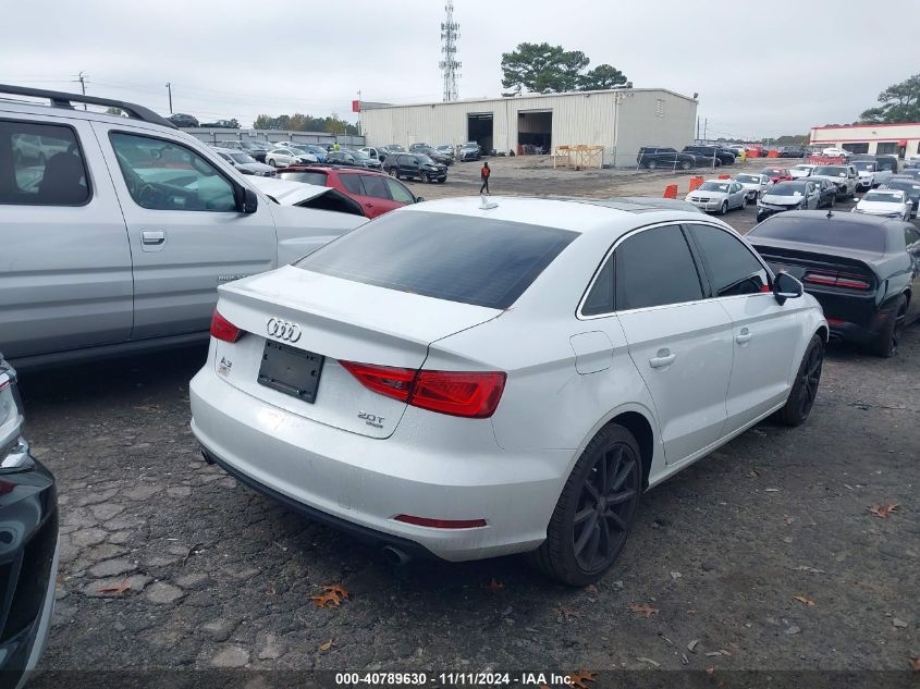 2015 Audi A3 2.0T Premium VIN: WAUBFGFFXF1003340 Lot: 40789630