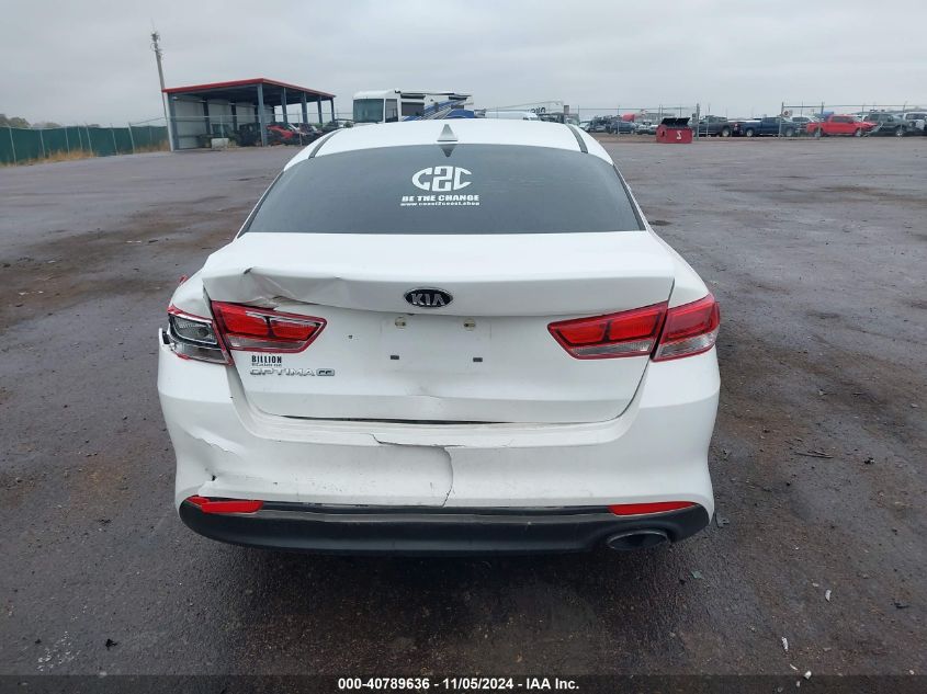 2016 KIA OPTIMA VIN: KNAGT4L38G5103583
