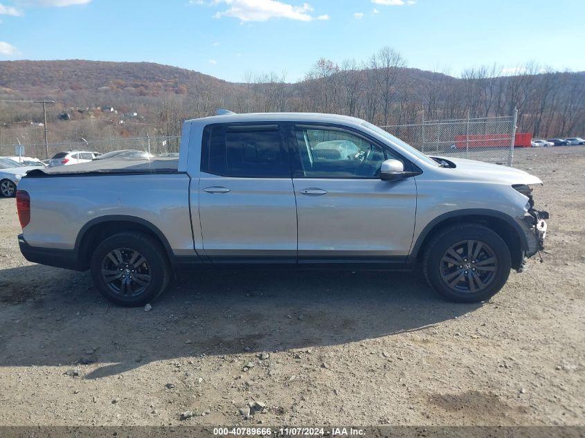 2019 Honda Ridgeline Sport VIN: 5FPYK3F15KB041895 Lot: 40789666