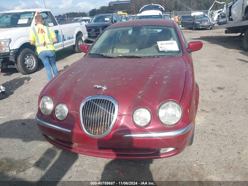 2000 Jaguar S-Type 4.0L V8 VIN: SAJDA01D4YGL46430 Lot: 40789687