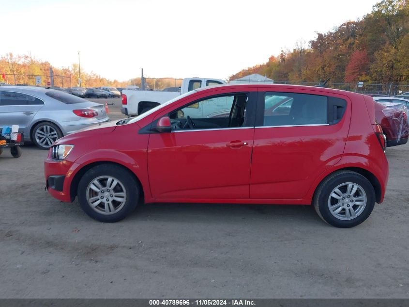 2013 Chevrolet Sonic Lt Auto VIN: 1G1JC6SGXD4233142 Lot: 40789696