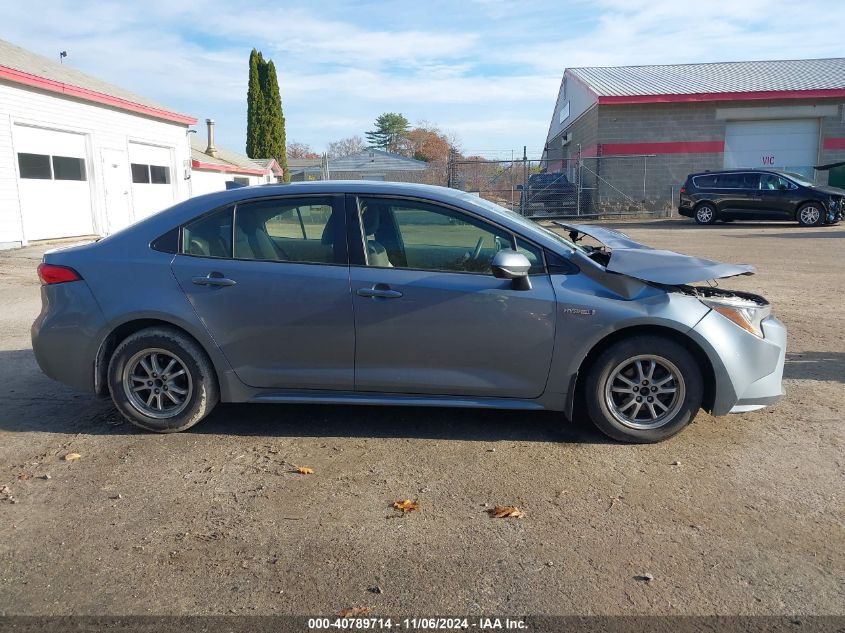 2020 Toyota Corolla Hybrid Le VIN: JTDEBRBE0LJ015643 Lot: 40789714