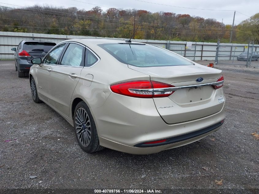 VIN 3FA6P0LU8HR144613 2017 FORD FUSION HYBRID no.3