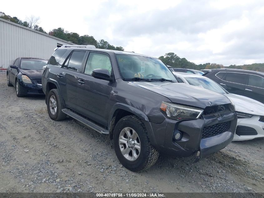 VIN JTEZU5JR0G5133937 2016 TOYOTA 4RUNNER no.1