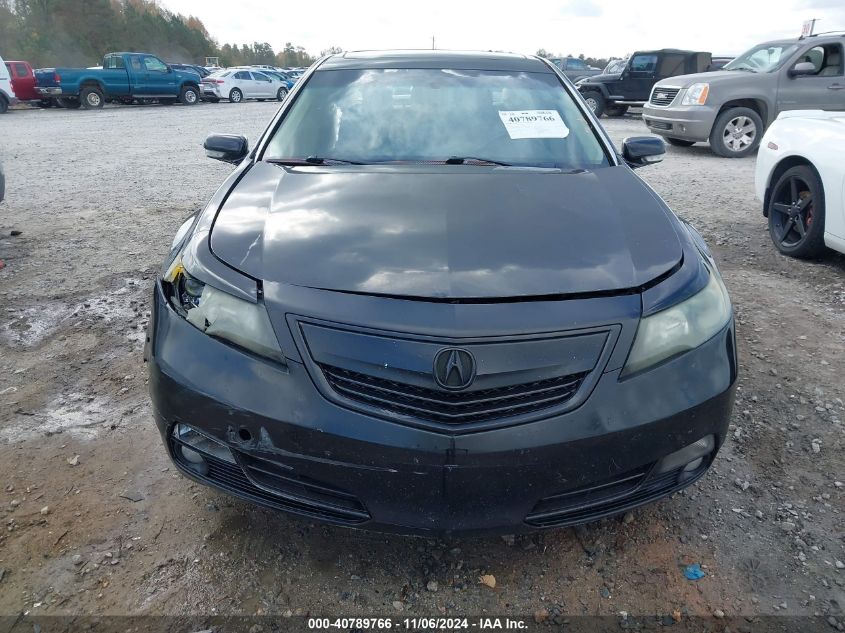 2012 Acura Tl 3.5 VIN: 19UUA8F29CA001105 Lot: 40789766